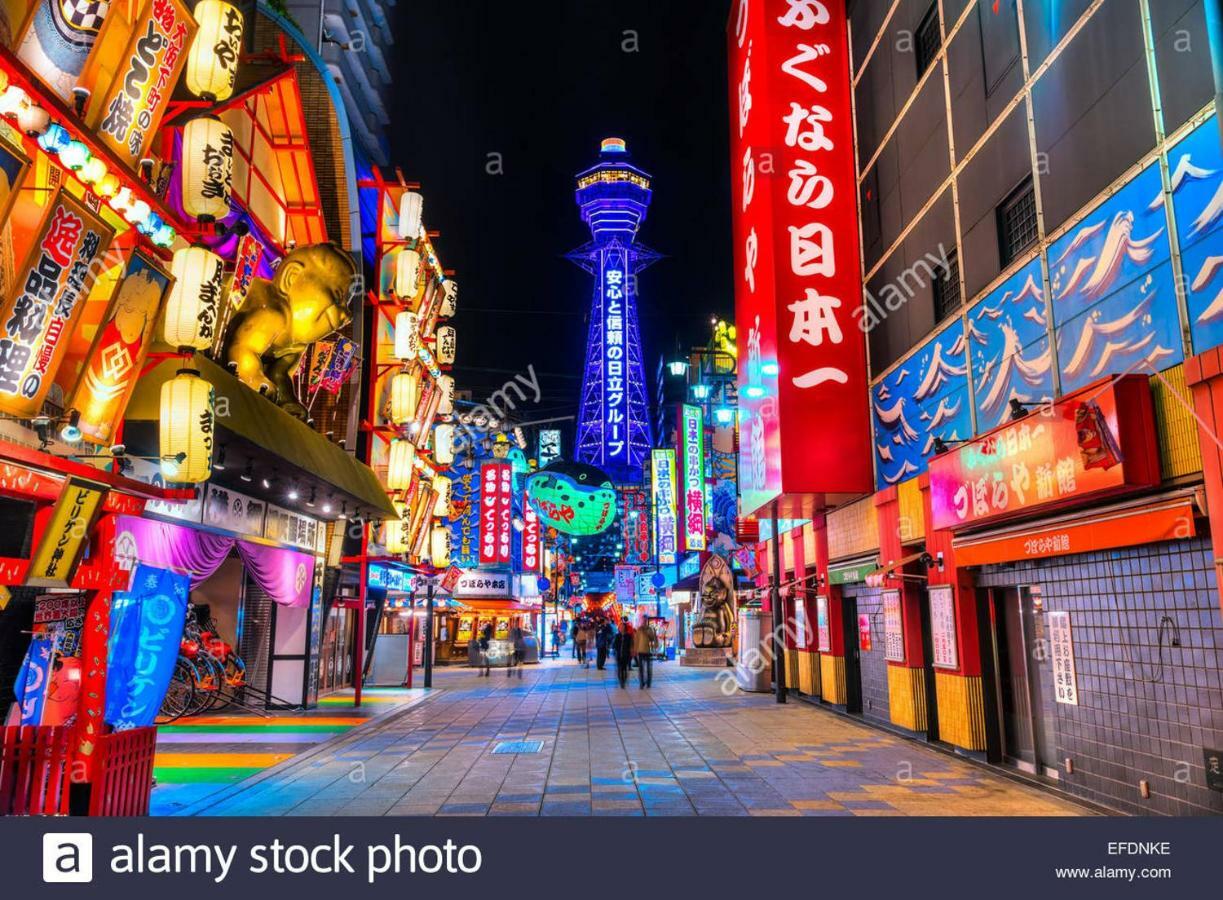 Airbnb Licensed Namba Dotonbori 1Min Max 6Pax Ósaka Exteriér fotografie